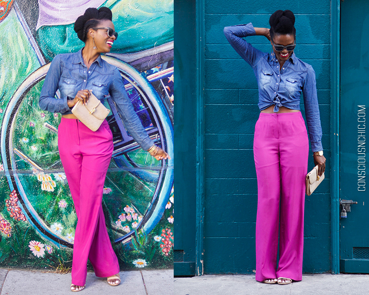 Style Inspiration: San Francisco Edition - Pink & Denim - Conscious & Chic
